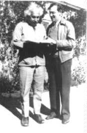 Magnin with Einstein